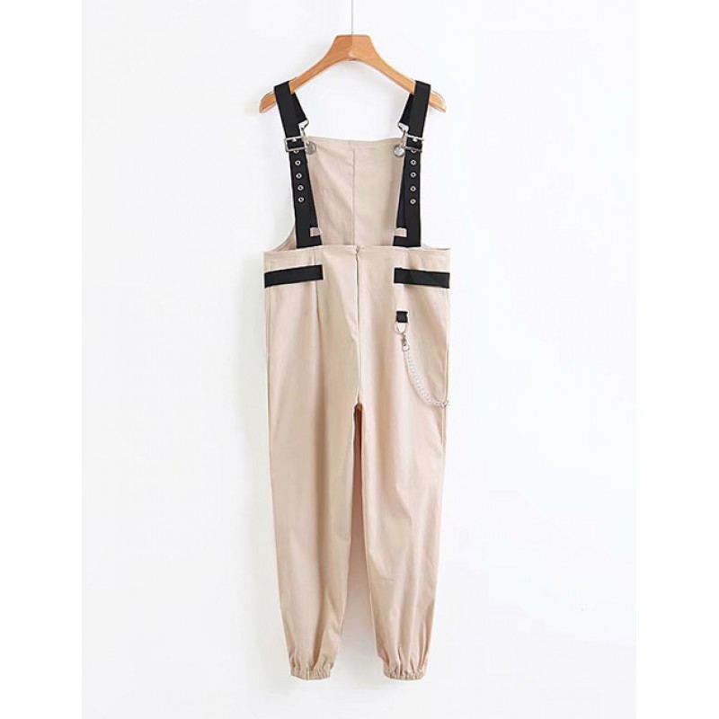 Fashion Khaki Zipper Decorated Pure Color JumpsuitNo.:E843255(0) Write a review Fashion Khaki Zipper Decorated Pure Color JumpsuitNo.:E843255(0) Write a review