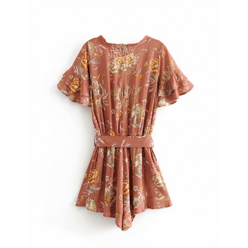 Fashion Khaki Flower Pattern Decorated V Neckline JumpsuitNo.:E843495(0) Write a review Fashion Khaki Flower Pattern Decorated V Neckline JumpsuitNo.:E843495(0) Write a review