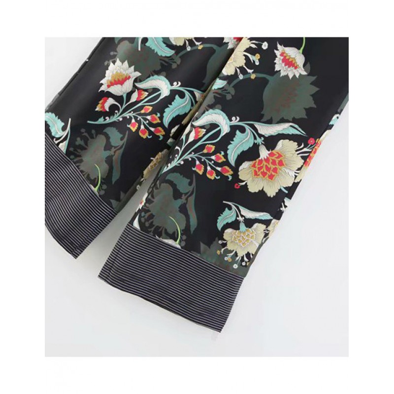 Fashion Black Flower Pattern Decorated Long PantsNo.:E870995(0) Write a review Fashion Black Flower Pattern Decorated Long PantsNo.:E870995(0) Write a review