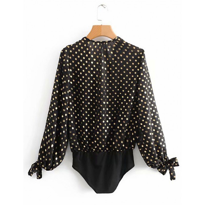 Fashion Black Dots Pattern Decorated JumpsuitNo.:E871195(0) Write a review Fashion Black Dots Pattern Decorated JumpsuitNo.:E871195(0) Write a review