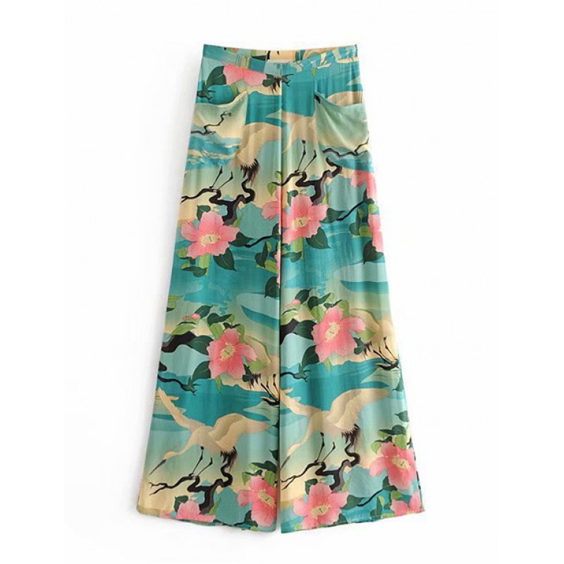 Fashion Blue Flower Pattern Decorated Long PantsNo.:E871305(0) Write a review Fashion Blue Flower Pattern Decorated Long PantsNo.:E871305(0) Write a review