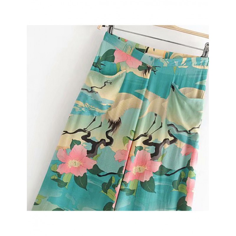 Fashion Blue Flower Pattern Decorated Long PantsNo.:E871305(0) Write a review Fashion Blue Flower Pattern Decorated Long PantsNo.:E871305(0) Write a review
