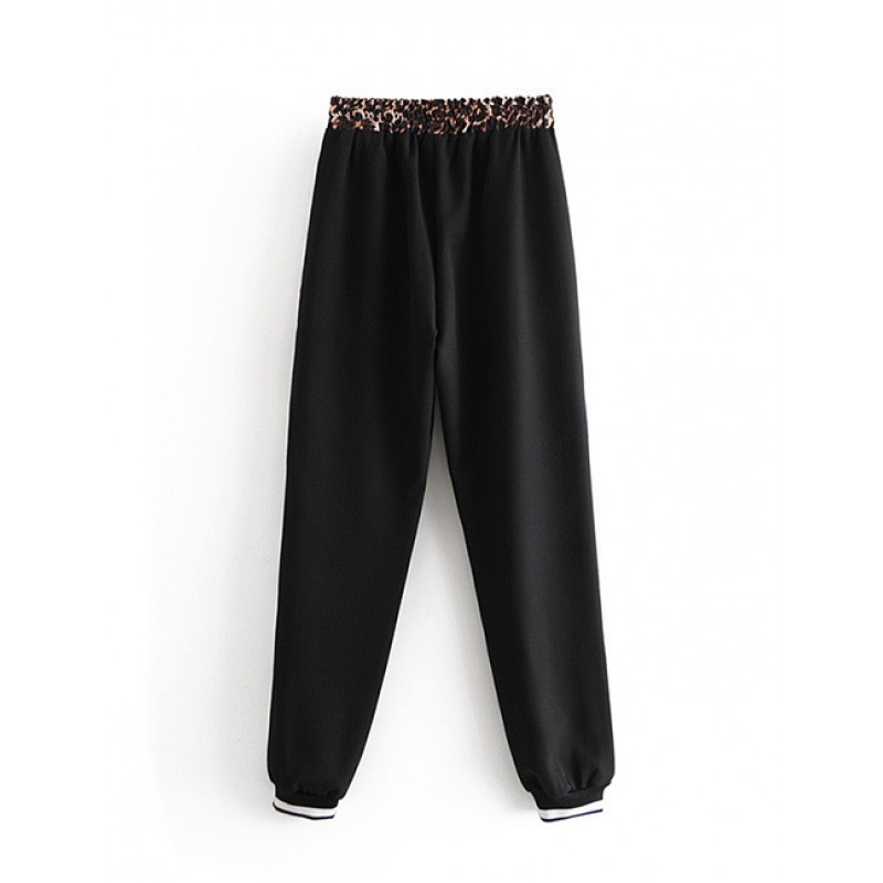 Fashion Black Pure Color Decorated Long PantsNo.:E871625(0) Write a review