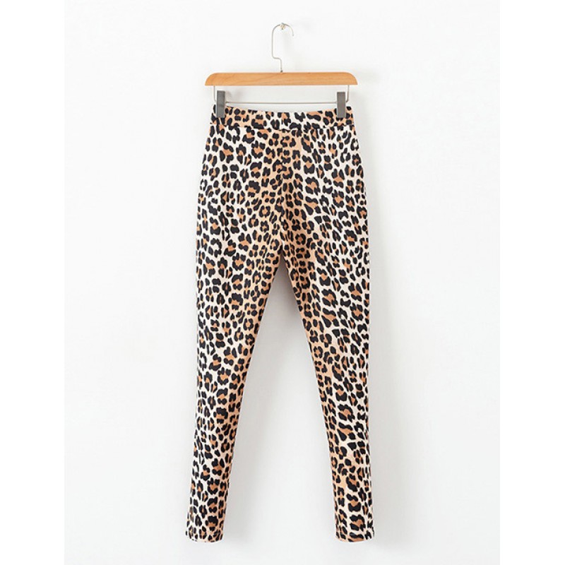 Fashion Leopard Leopard Pattern Decorated Long PantsNo.:E875725(0) Write a review Fashion Leopard Leopard Pattern Decorated Long PantsNo.:E875725(0) Write a review