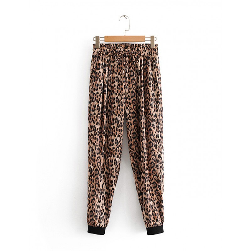 Fashion Leopard Leopard Pattern Decorated Long PantsNo.:E876565(0) Write a review Fashion Leopard Leopard Pattern Decorated Long PantsNo.:E876565(0) Write a review