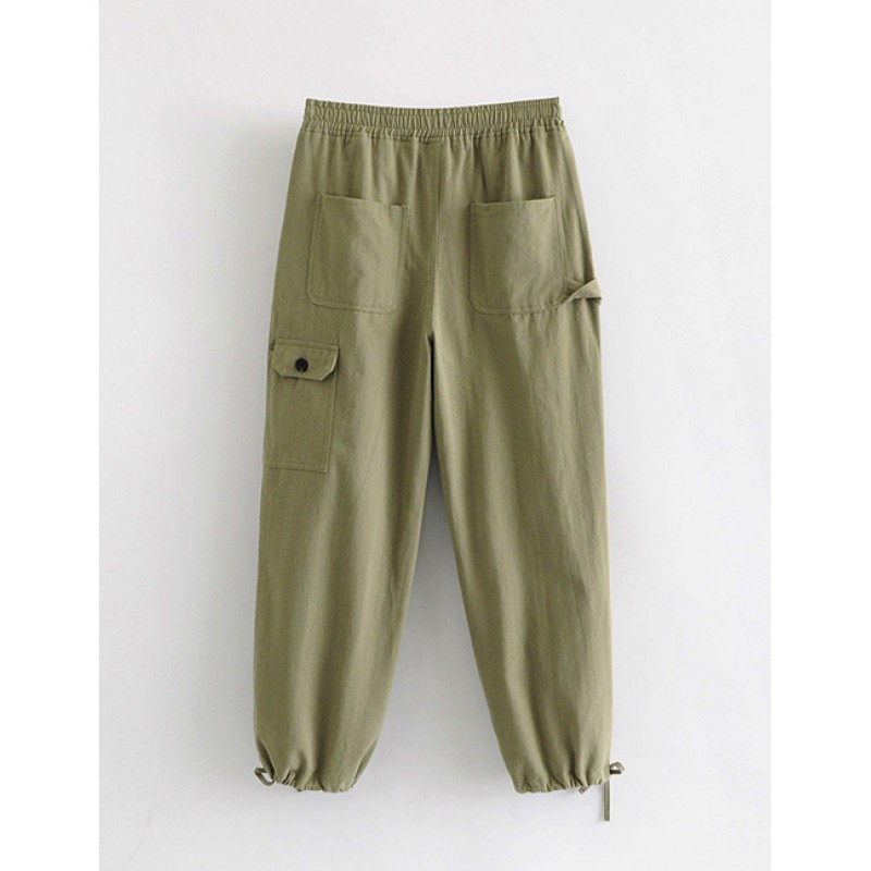 Fashion Green Pure Color Decorated TrousersNo.:E891305(0) Write a review Fashion Green Pure Color Decorated TrousersNo.:E891305(0) Write a review