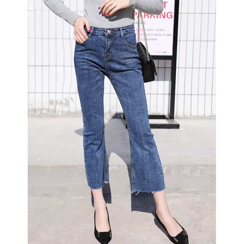 Fashion Blue Pure Color Decorated JeansNo.:E891385(0) Write a review Fashion Blue Pure Color Decorated JeansNo.:E891385(0) Write a review