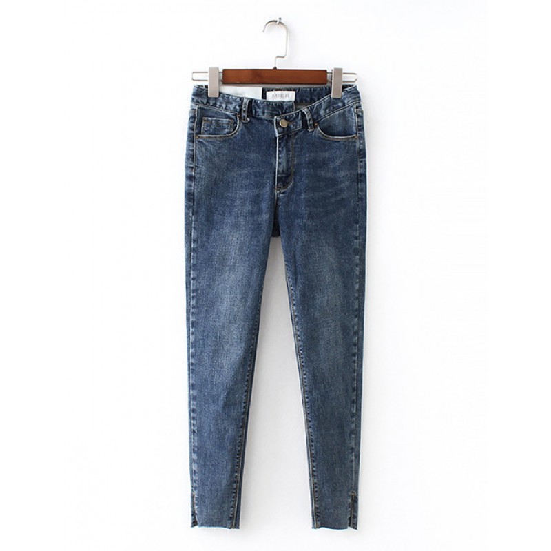 Fashion Blue Pure Color Decorated JeansNo.:E891505(0) Write a review Fashion Blue Pure Color Decorated JeansNo.:E891505(0) Write a review
