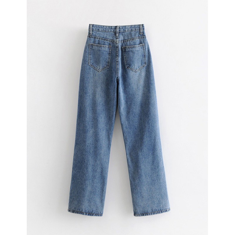 Fashion Blue Pure Color Decorated Loose PantsNo.:E930145(0) Write a review Fashion Blue Pure Color Decorated Loose PantsNo.:E930145(0) Write a review
