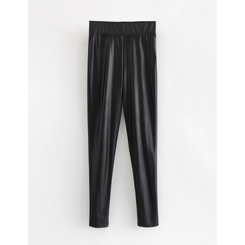 Fashion Black Pure Color Decorated Simple LeggingsNo.:E930255(0) Write a review Fashion Black Pure Color Decorated Simple LeggingsNo.:E930255(0) Write a review