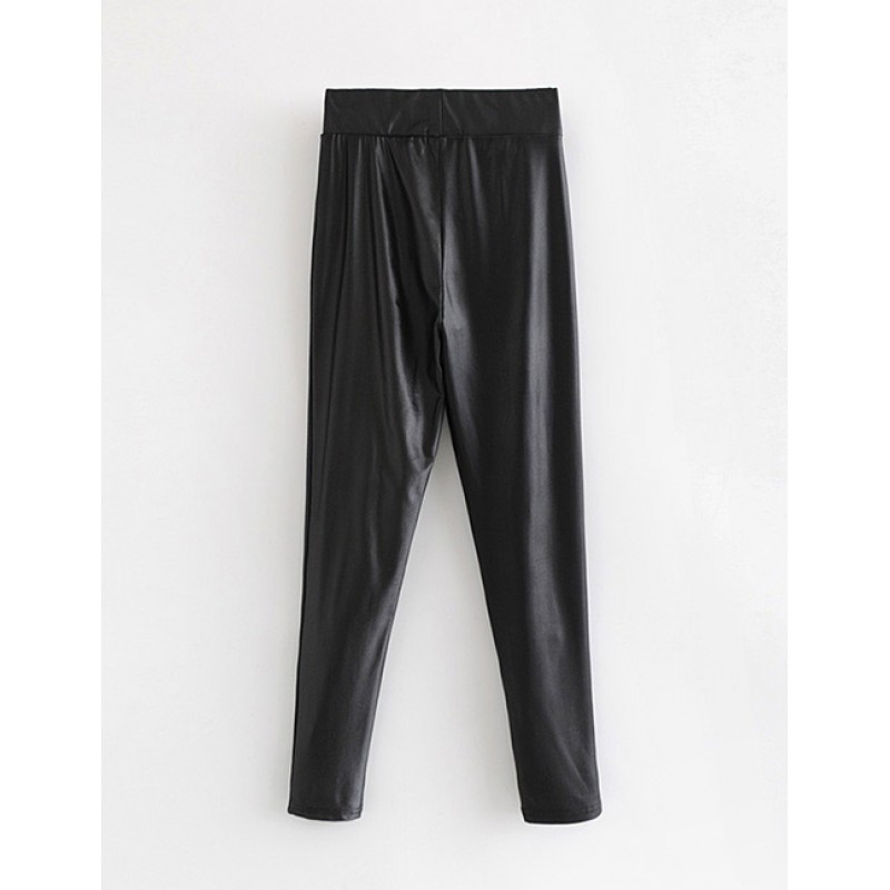Fashion Black Pure Color Decorated Simple LeggingsNo.:E930255(0) Write a review Fashion Black Pure Color Decorated Simple LeggingsNo.:E930255(0) Write a review