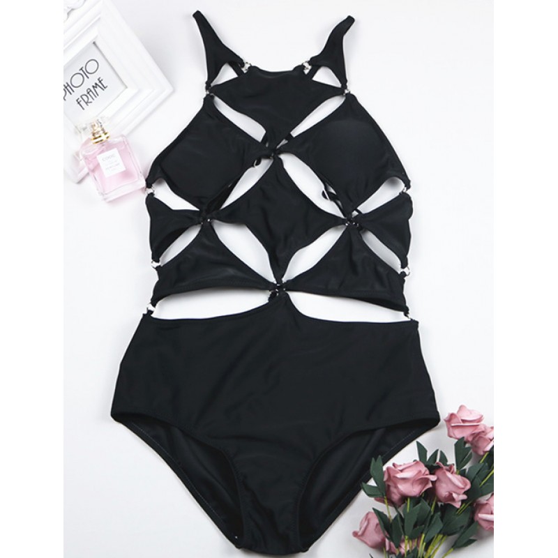 Sexy Black Hollow Out Design Pure Color SwimwearNo.:F173125(0) Write a review Sexy Black Hollow Out Design Pure Color SwimwearNo.:F173125(0) Write a review