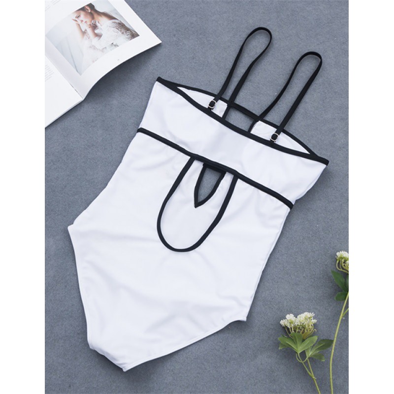 Sexy White Hollow Out Design Pure Color SwimwearNo.:F173295(0) Write a review Sexy White Hollow Out Design Pure Color SwimwearNo.:F173295(0) Write a review