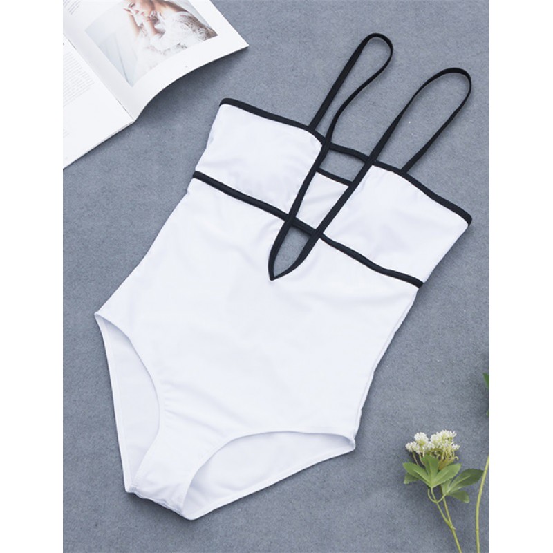 Sexy White Hollow Out Design Pure Color SwimwearNo.:F173295(0) Write a review Sexy White Hollow Out Design Pure Color SwimwearNo.:F173295(0) Write a review