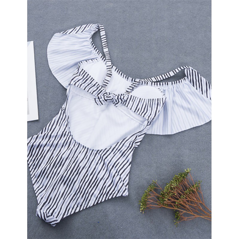 Sexy White+black Stripe Pattern Decorated One-piece SwimwearNo.:F173335(0) Write a review Sexy White+black Stripe Pattern Decorated One-piece SwimwearNo.:F173335(0) Write a review