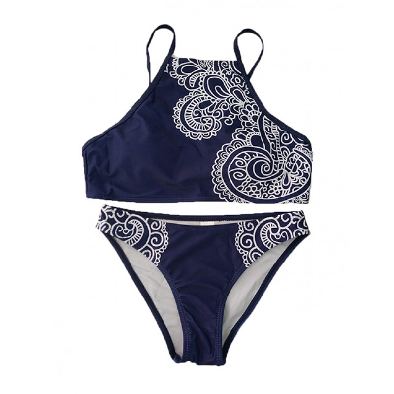 Sexy Navy Flower Pattern Decorated Split SwimwearNo.:F225675(0) Write a review Sexy Navy Flower Pattern Decorated Split SwimwearNo.:F225675(0) Write a review