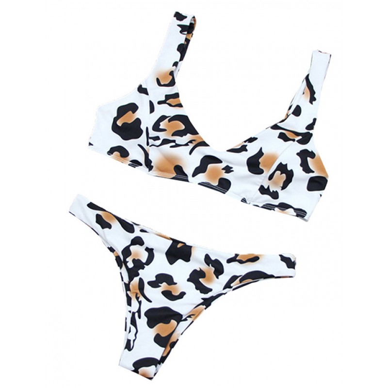 Sexy White Leopard Pattern Decorated SwimwearNo.:F225735(0) Write a review Sexy White Leopard Pattern Decorated SwimwearNo.:F225735(0) Write a review