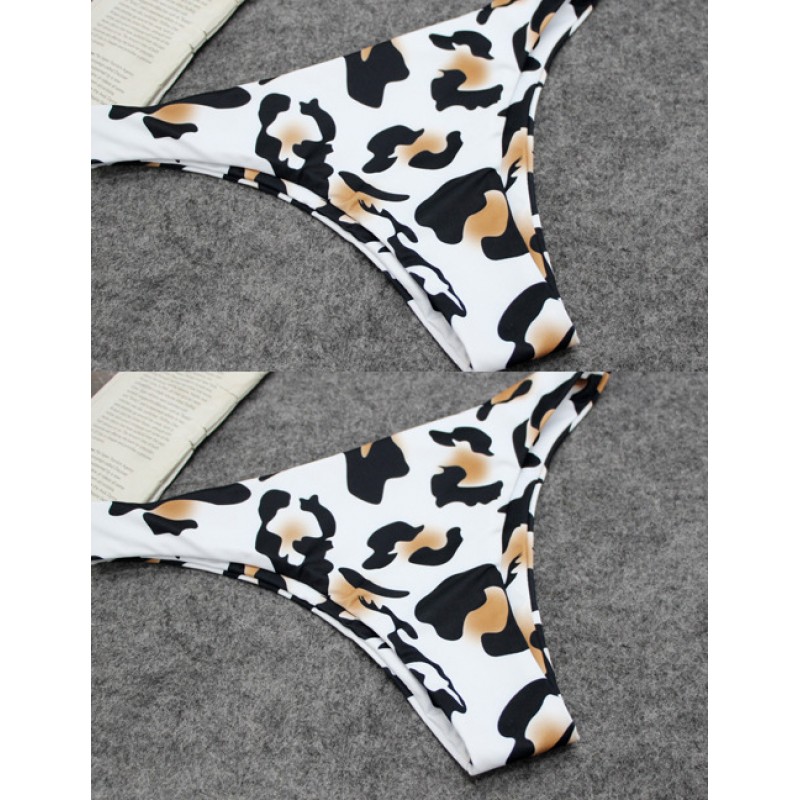 Sexy White Leopard Pattern Decorated SwimwearNo.:F225735(0) Write a review Sexy White Leopard Pattern Decorated SwimwearNo.:F225735(0) Write a review